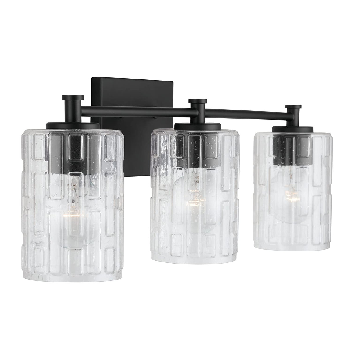 Capital Lighting 138331MB-491 Emerson 3 Light Vanity Matte Black