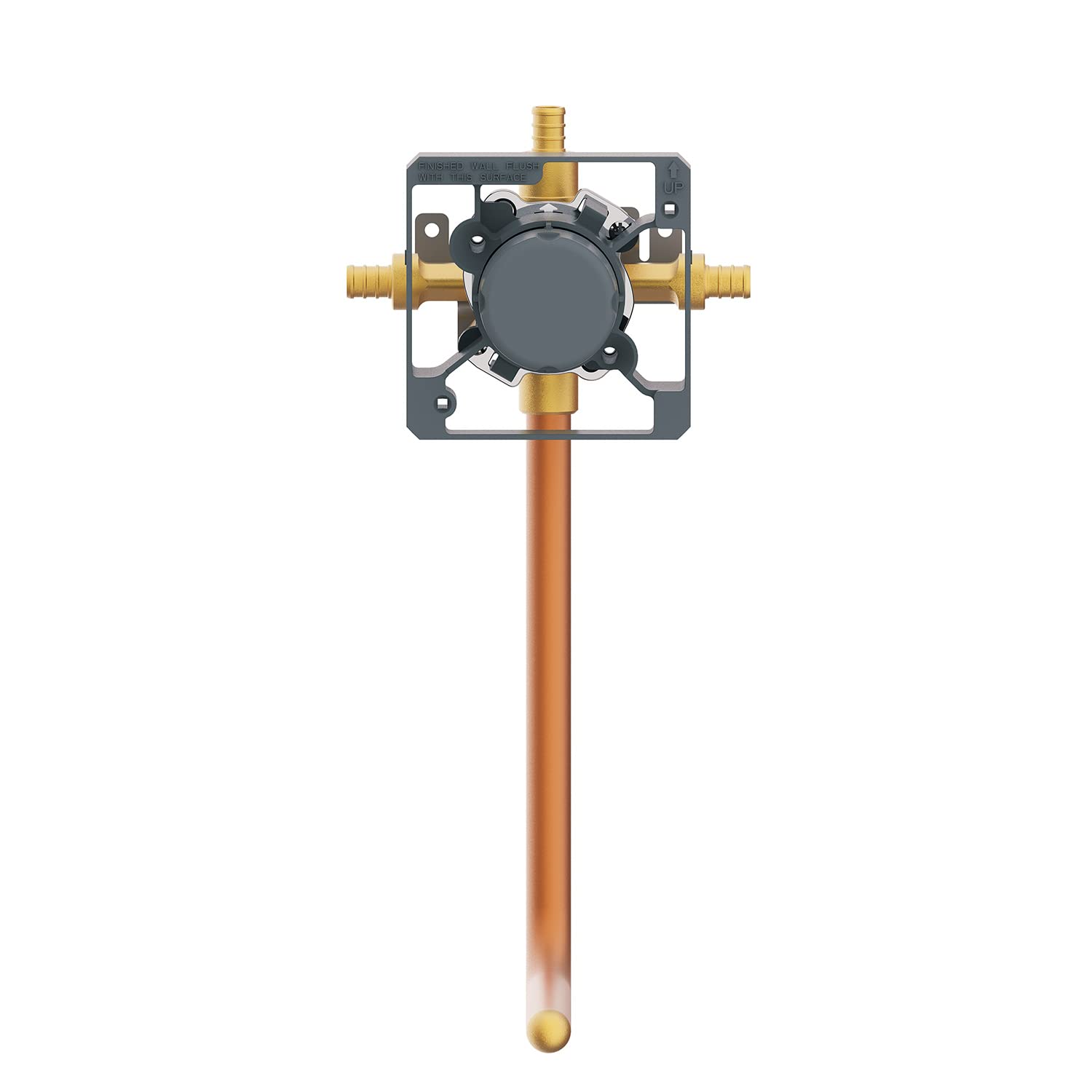 Gerber G00GS504T No Finish Treysta Tub & Shower Valve- Crimp Pex Connection With ...