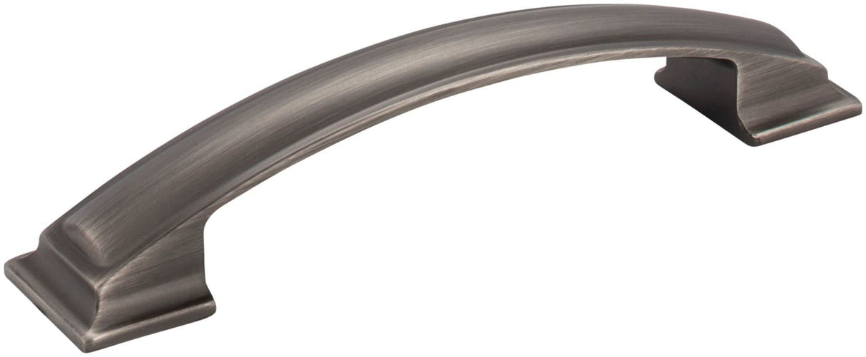 Jeffrey Alexander 435-128BNBDL 128 mm Center-to-Center Brushed Pewter Square Annadale Cabinet Pull