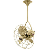 Matthews Fan JD-PB-MTL Jarold Direcional ceiling fan in Polished Brass finish with metal blades.