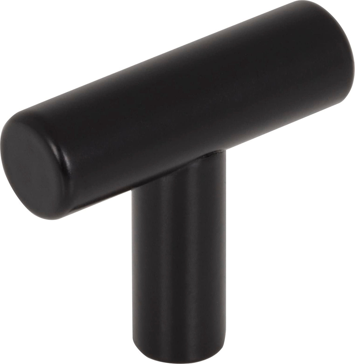 Elements 39SSMB 1-9/16" Overall Length Hollow Matte Black Stainless Steel Naples Cabinet "T" Knob