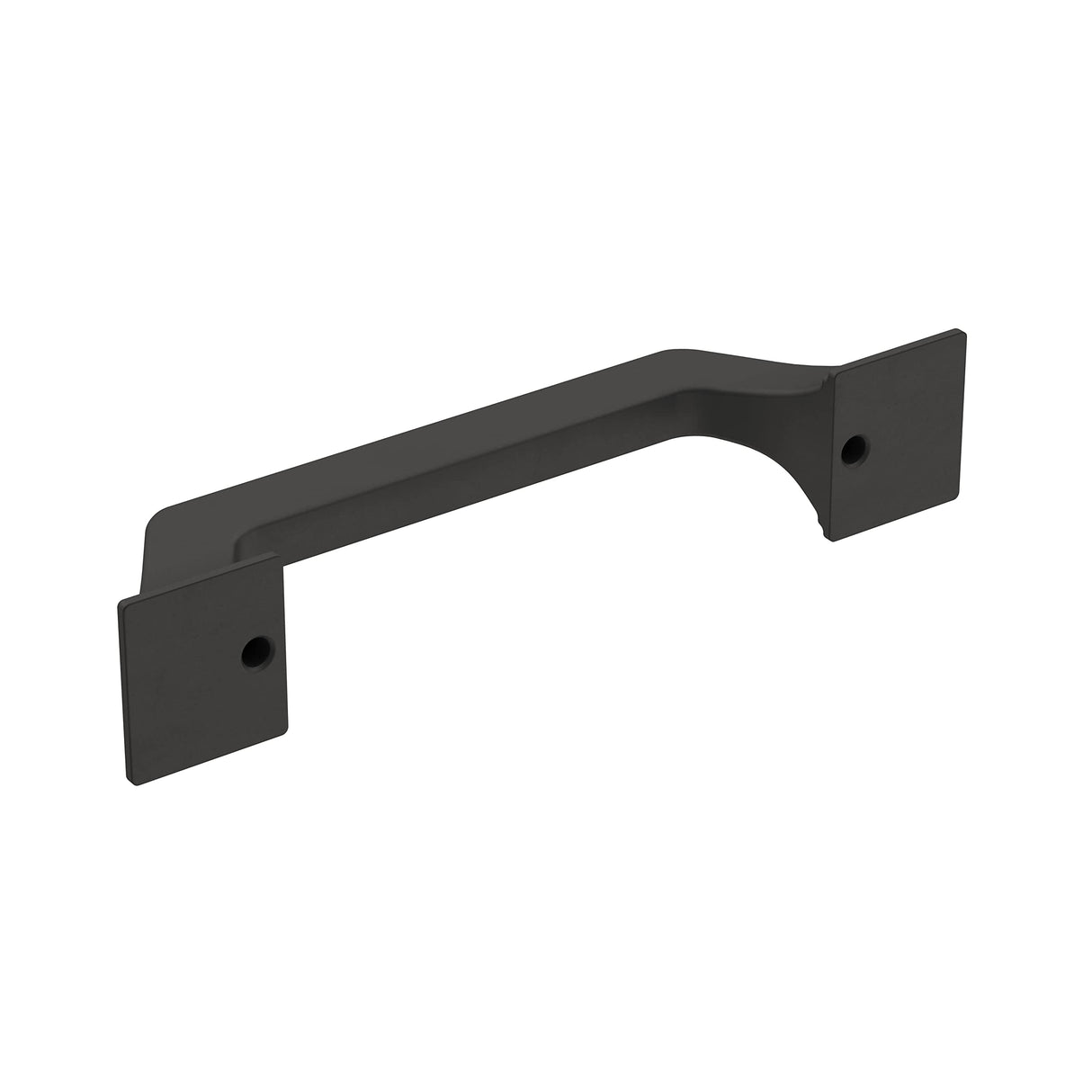 Amerock Cabinet Pull Matte Black 3-3/4 inch (96 mm) Center-to-Center Exceed 1 Pack Drawer Pull Cabinet Handle Cabinet Hardware