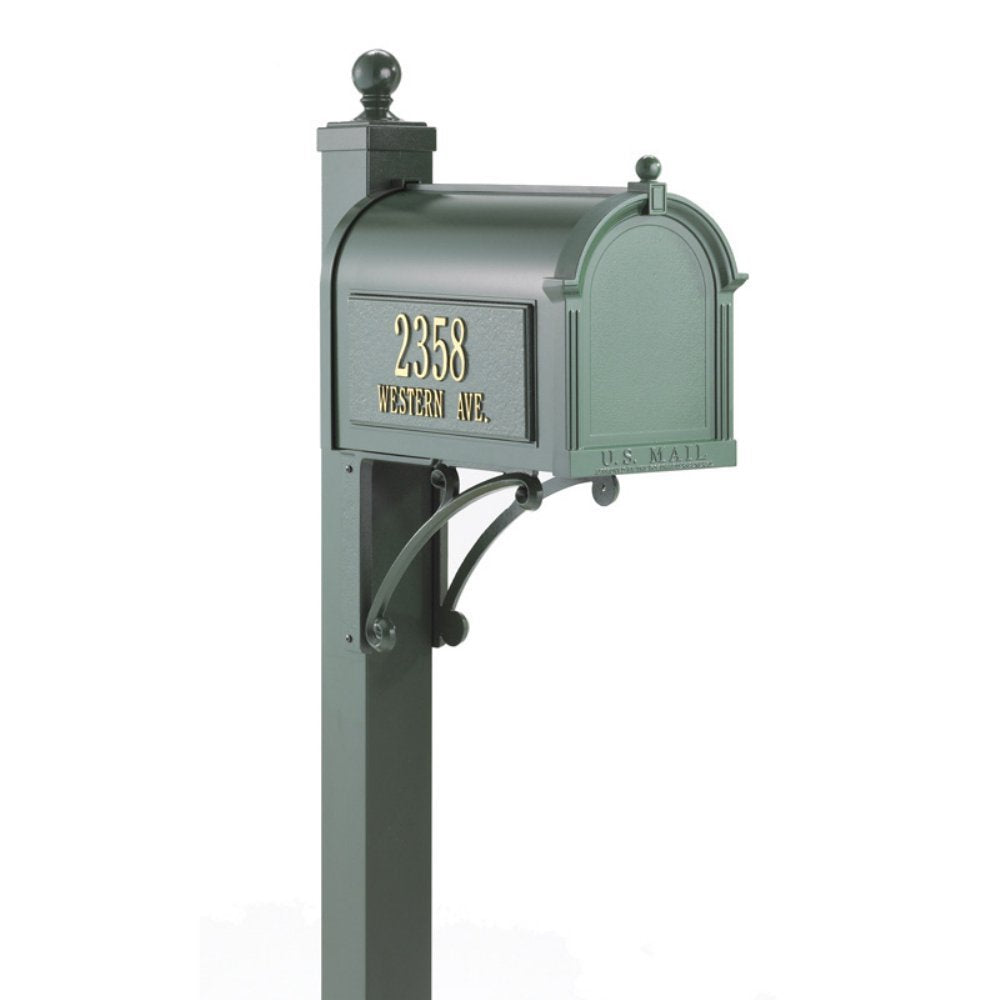 Whitehall 16047 - Extended Deluxe Capitol Post & Brackets - Green