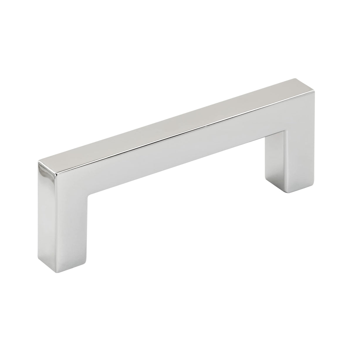 Amerock Cabinet Pull Polished Chrome 3 inch (76 mm) Center to Center Monument 1 Pack Drawer Pull Drawer Handle Cabinet Hardware