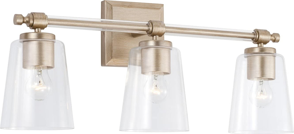 Capital Lighting 144831BS-523 Breigh 3 Light Vanity Brushed Champagne