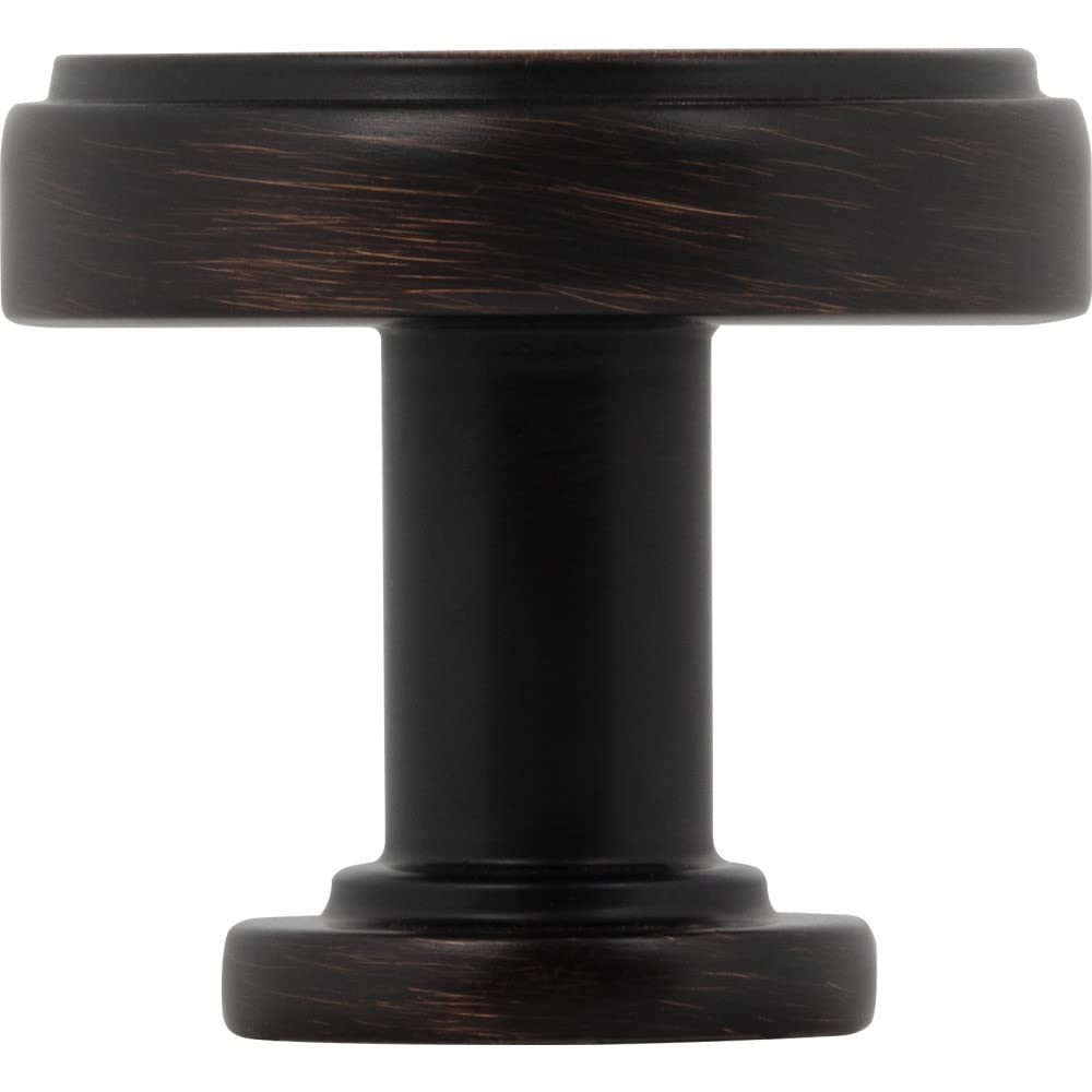 Jeffrey Alexander 171DBAC 1-1/4" Diameter Brushed Oil Rubbed Bronze Richard Cabinet Knob