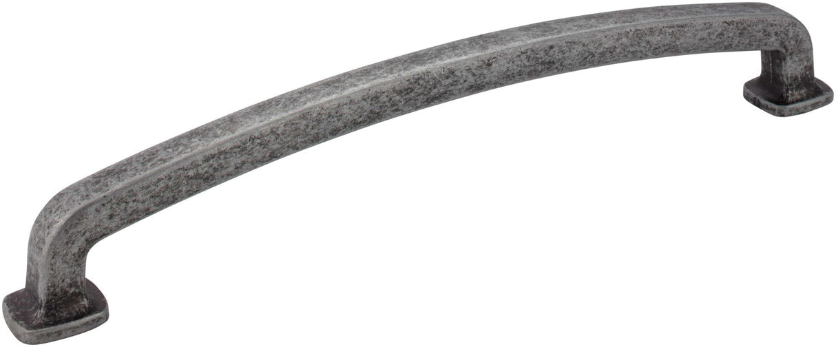 Jeffrey Alexander MO6373-12SIM-D 12" Center-to-Center Distressed Antique Silver Belcastel 1 Appliance Handle