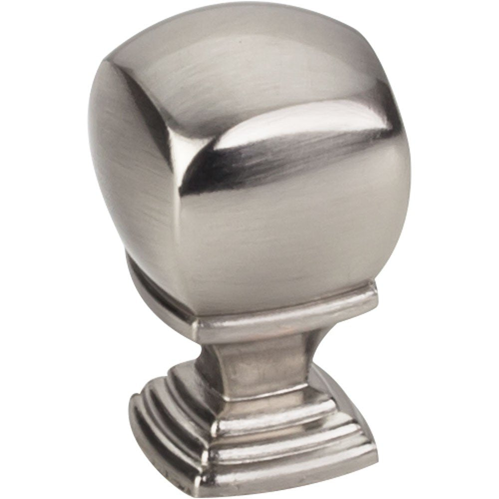 Jeffrey Alexander 188SN 7/8" Overall Length Satin Nickel Katharine Cabinet Knob