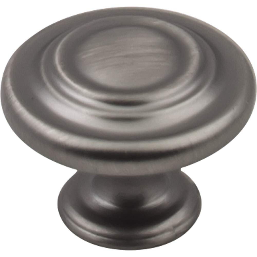 Elements 107BNBDL 1-5/16" Diameter Brushed Pewter Round Arcadia Cabinet Knob