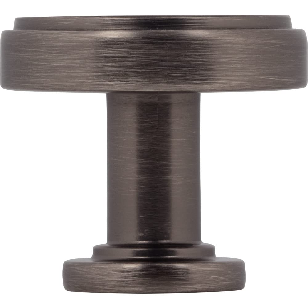 Jeffrey Alexander 171BNBDL 1-1/4" Diameter Brushed Pewter Richard Cabinet Knob