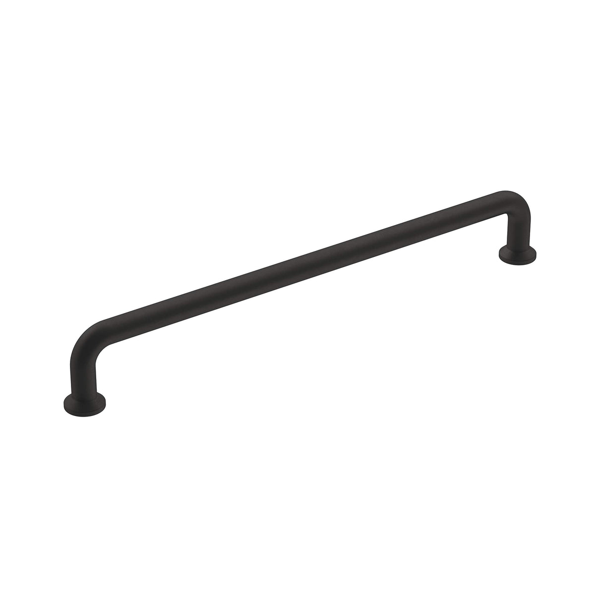 Amerock Cabinet Pull Matte Black 7-9/16 inch (192 mm) Center-to-Center Factor 1 Pack Drawer Pull Cabinet Handle Cabinet Hardware
