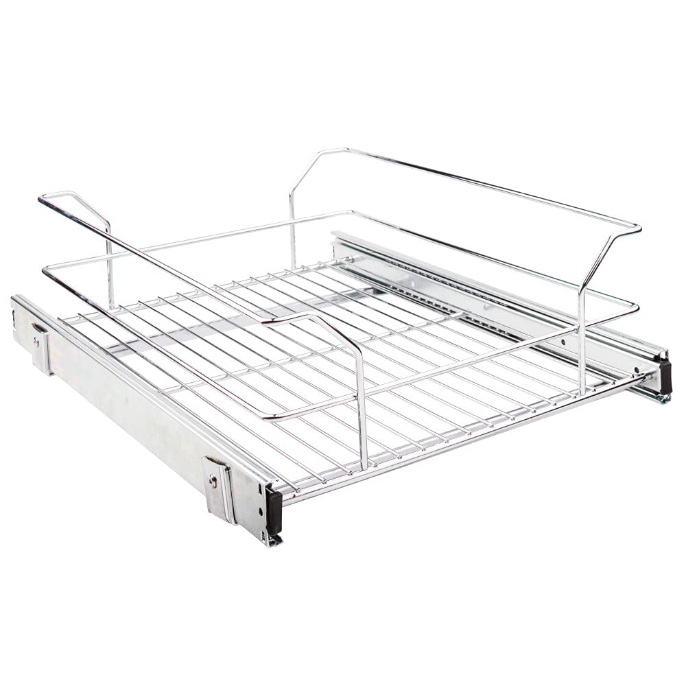 Hardware Resources MBPO18-R 15" Metal Pullout Basket