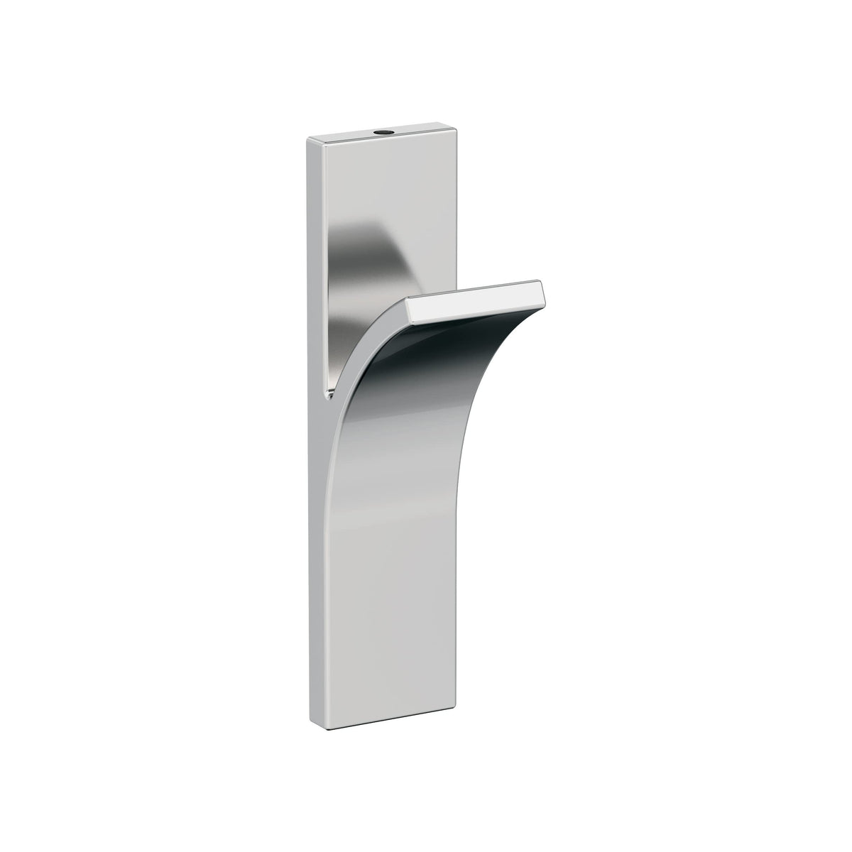 Amerock HBX3701426 Apex Single Prong Decorative Wall Hook Polished Chrome Hook for Coats, Hats, Backpacks, Bags Hooks for Bathroom, Bedroom, Closet, Entryway, Laundry Room, Office