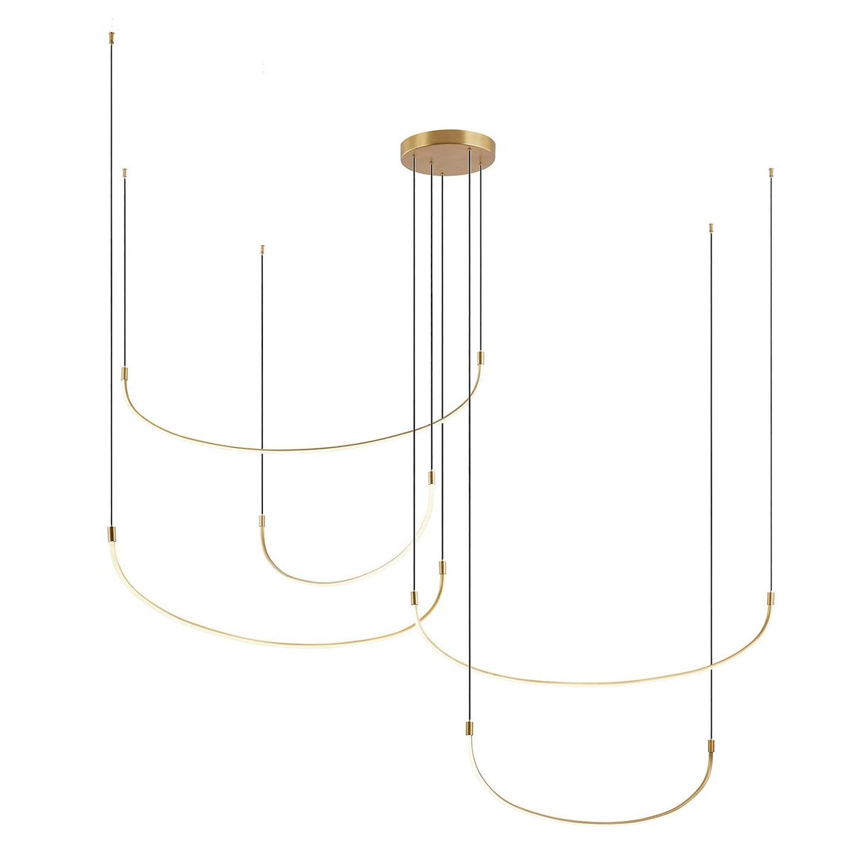Kuzco MP89590-BG TALIS 90" MP BRUSHED GOLD  130W LED 90 3000K DC LED