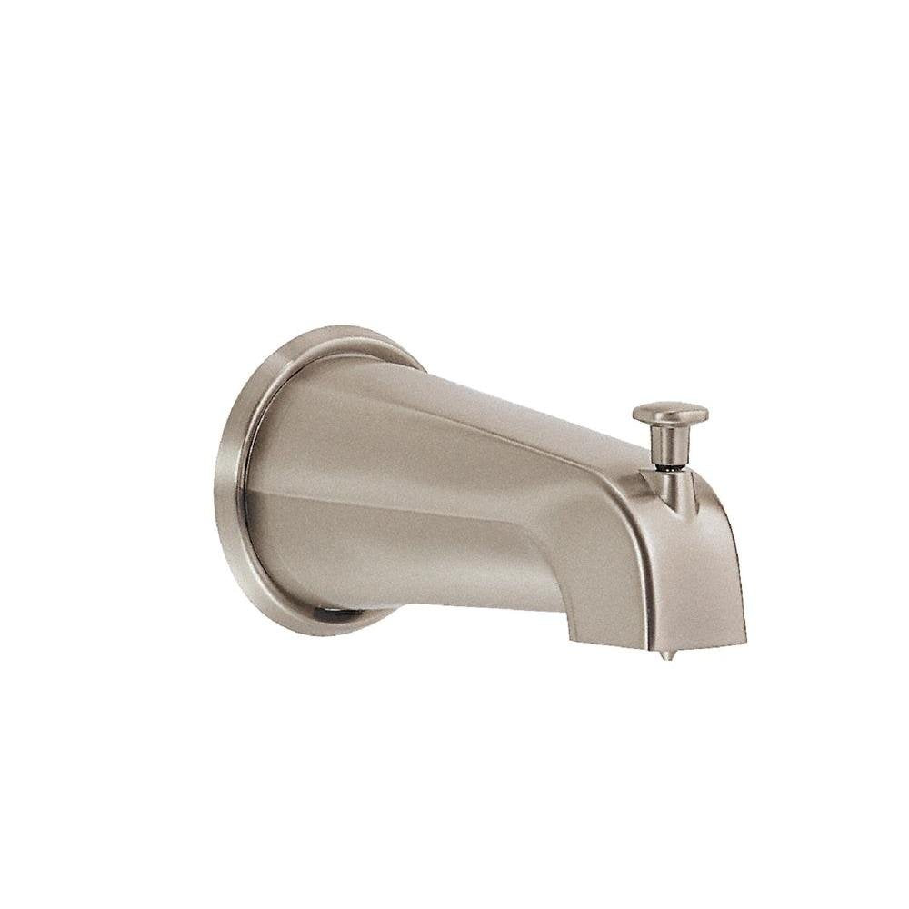 Gerber D606425BN Brushed Nickel 8 9/16" Wall Mount Tub Spout With Diverter