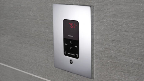 Mr Steam MSITPLUSSQ-BK Black iTempo Plus Square, Size