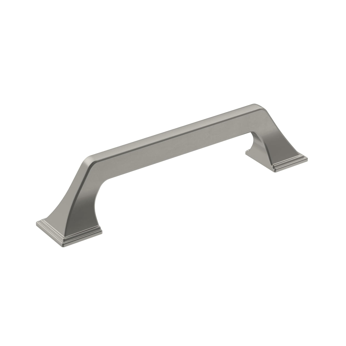 Amerock Cabinet Pull Satin Nickel 5-1/16 inch (128 mm) Center-to-Center Exceed 1 Pack Drawer Pull Cabinet Handle Cabinet Hardware