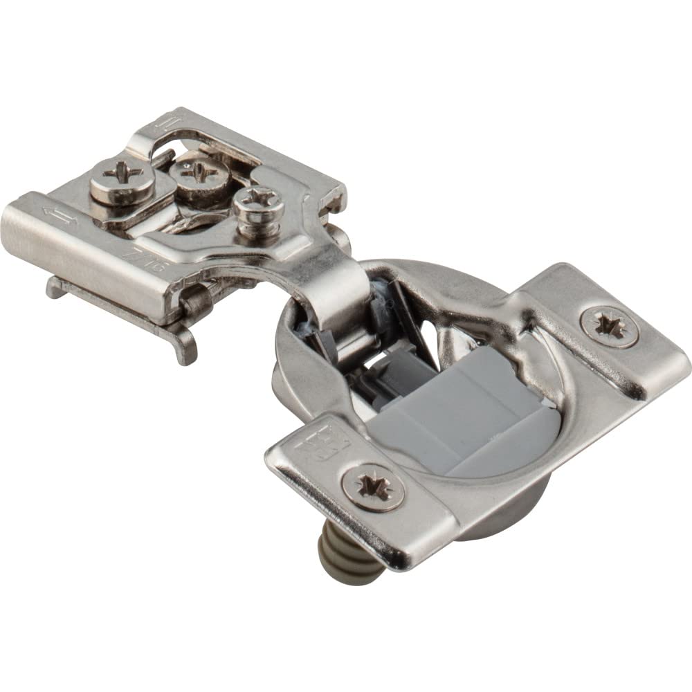 Hardware Resources 9390-716 105° 7/16" Overlay Heavy Duty DURA-CLOSE® Soft-close Compact Hinge with Press-in 8 mm Dowels