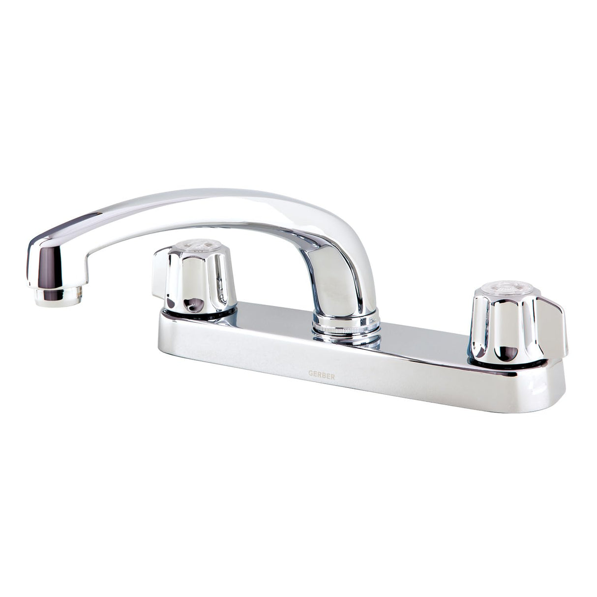Gerber G0742416 Chrome Classics Two Handle Kitchen Faucet Deck Plate MOUNTED...