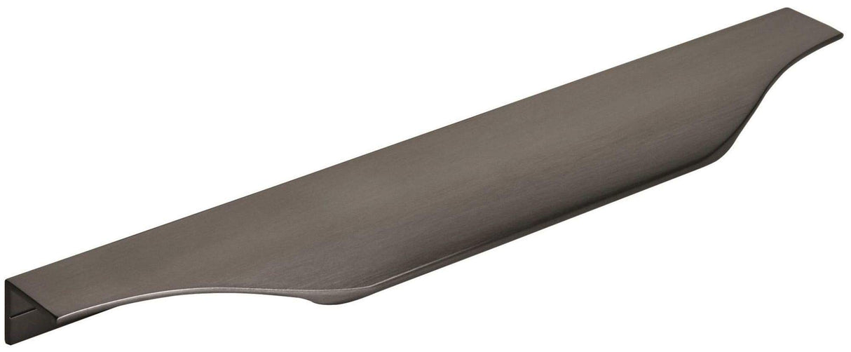 Amerock Cabinet Edge Pull Black Chrome 8-9/16 inch (217 mm) Center to Center Aloft 1 Pack Drawer Pull Drawer Handle Cabinet Hardware