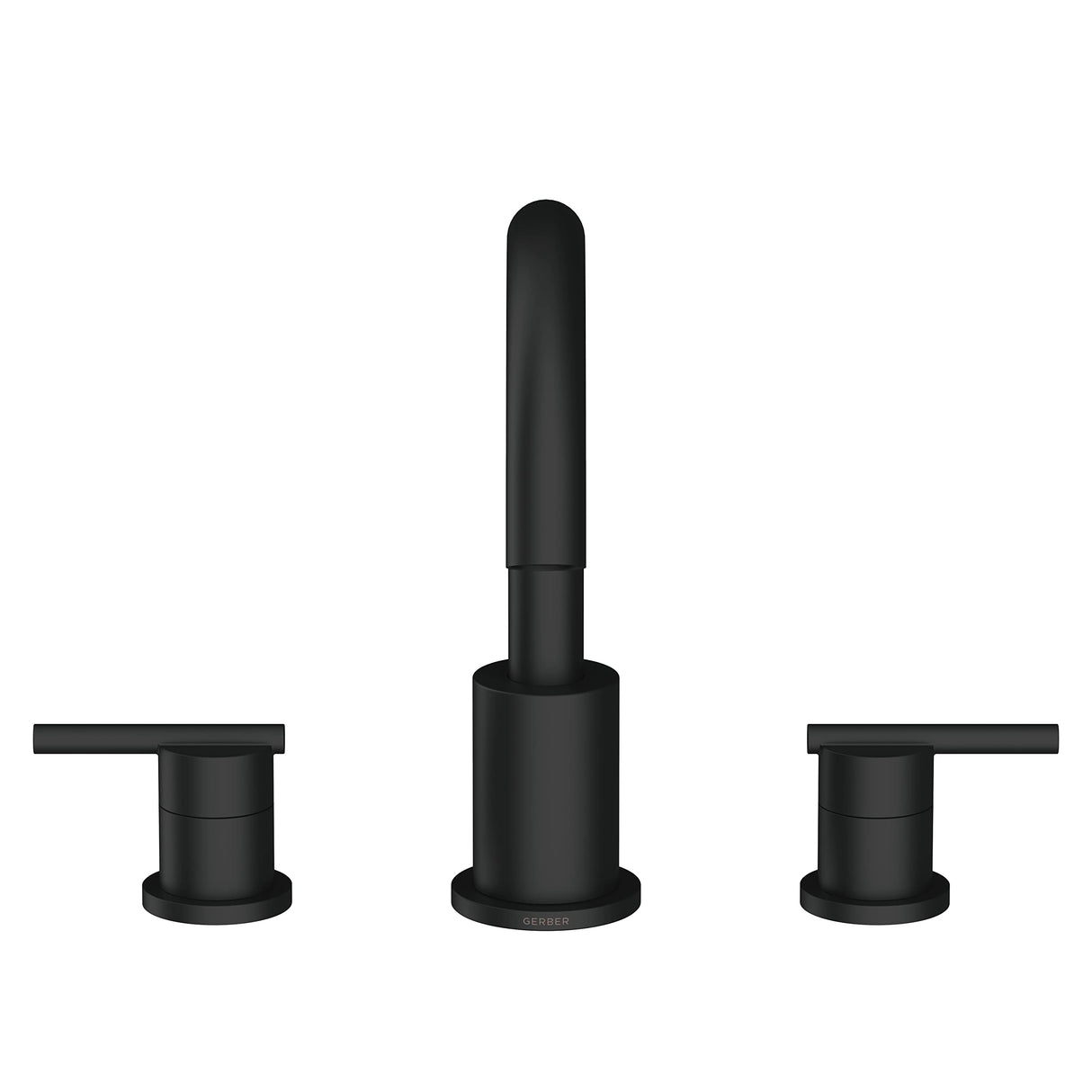 Gerber D305758BST Parma Three Piece Roman Tub Trim Kit - Satin Black