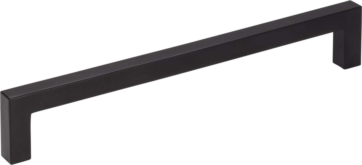 Elements 625-160MB 160 mm Center-to-Center Matte Black Square Stanton Cabinet Bar Pull