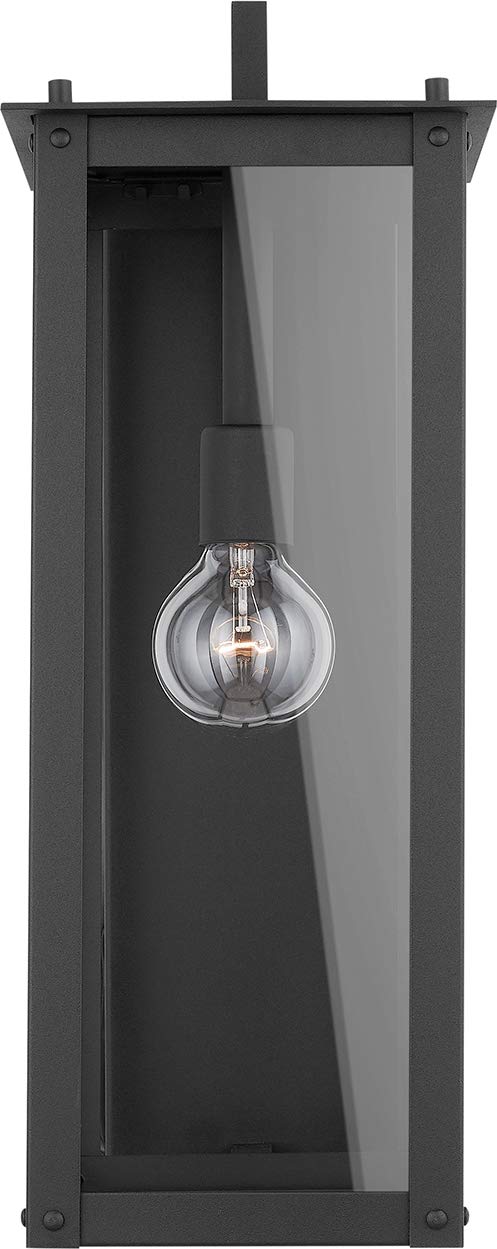 Capital Lighting 934612BK Hunt 1-Light Wall Mount Black