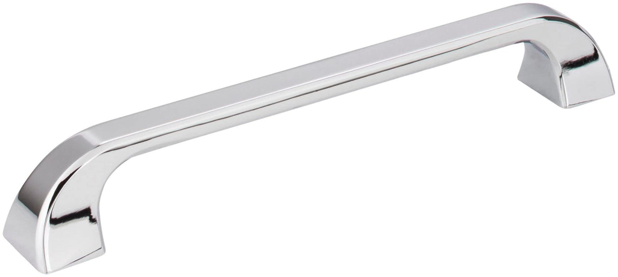 Jeffrey Alexander 972-160PC 160 mm Center-to-Center Polished Chrome Square Marlo Cabinet Pull