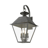Livex Lighting 27222-61 Wentworth 4 Light 28 inch Charcoal Outdoor Wall Lantern, Extra Large