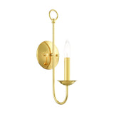 Livex Lighting 42681-02 1 Light Polished Brass Wall Sconce