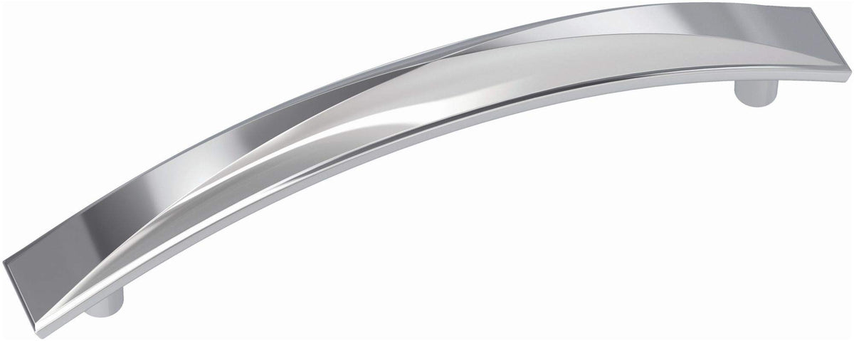 Amerock Cabinet Pull Polished Chrome 5-1/16 inch (128 mm) Center-to-Center Extensity 1 Pack Drawer Pull Drawer Handle Cabinet Hardware