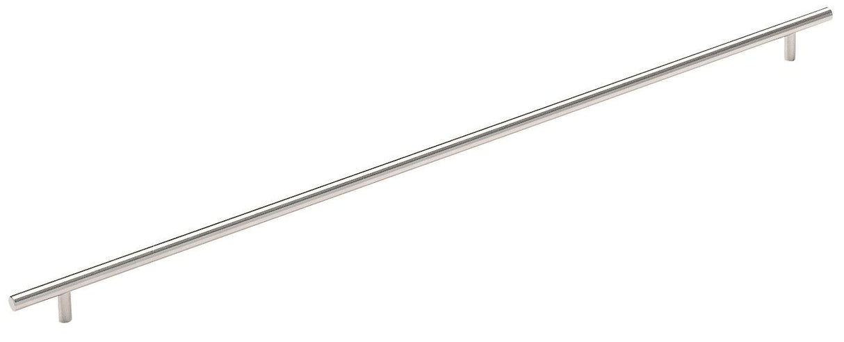 Amerock Cabinet Pull Sterling Nickel 25-3/16 inch (640 mm) Center to Center Bar Pulls 1 Pack Drawer Pull Drawer Handle Cabinet Hardware