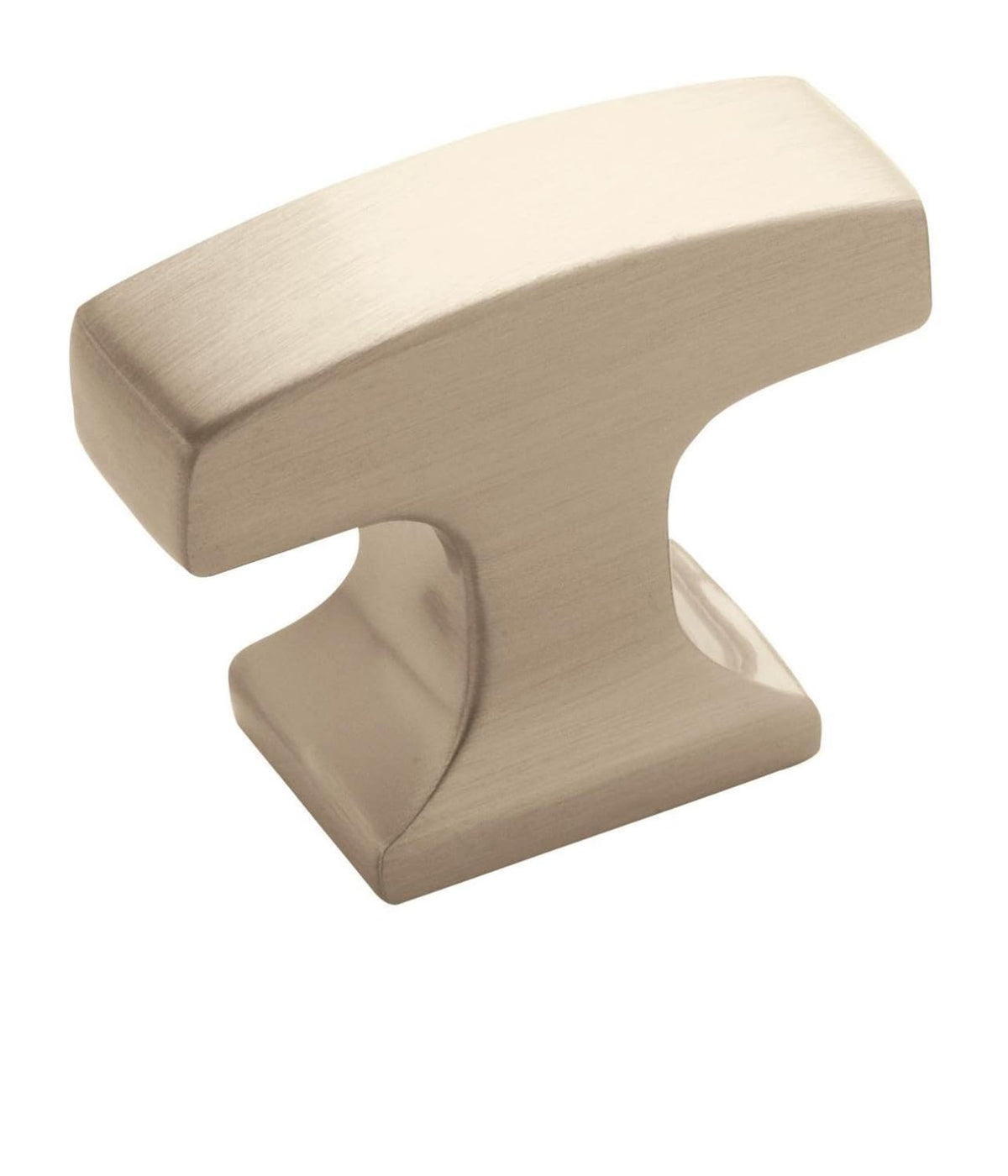 Amerock Cabinet Knob Satin Nickel 1-5/16 inch (33 mm) Length Westerly 1 Pack Drawer Knob Cabinet Hardware