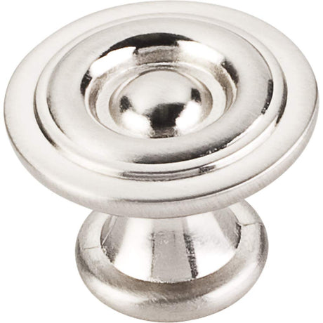 Elements 575SN 1-3/16" Diameter Satin Nickel Button Syracuse Cabinet Knob