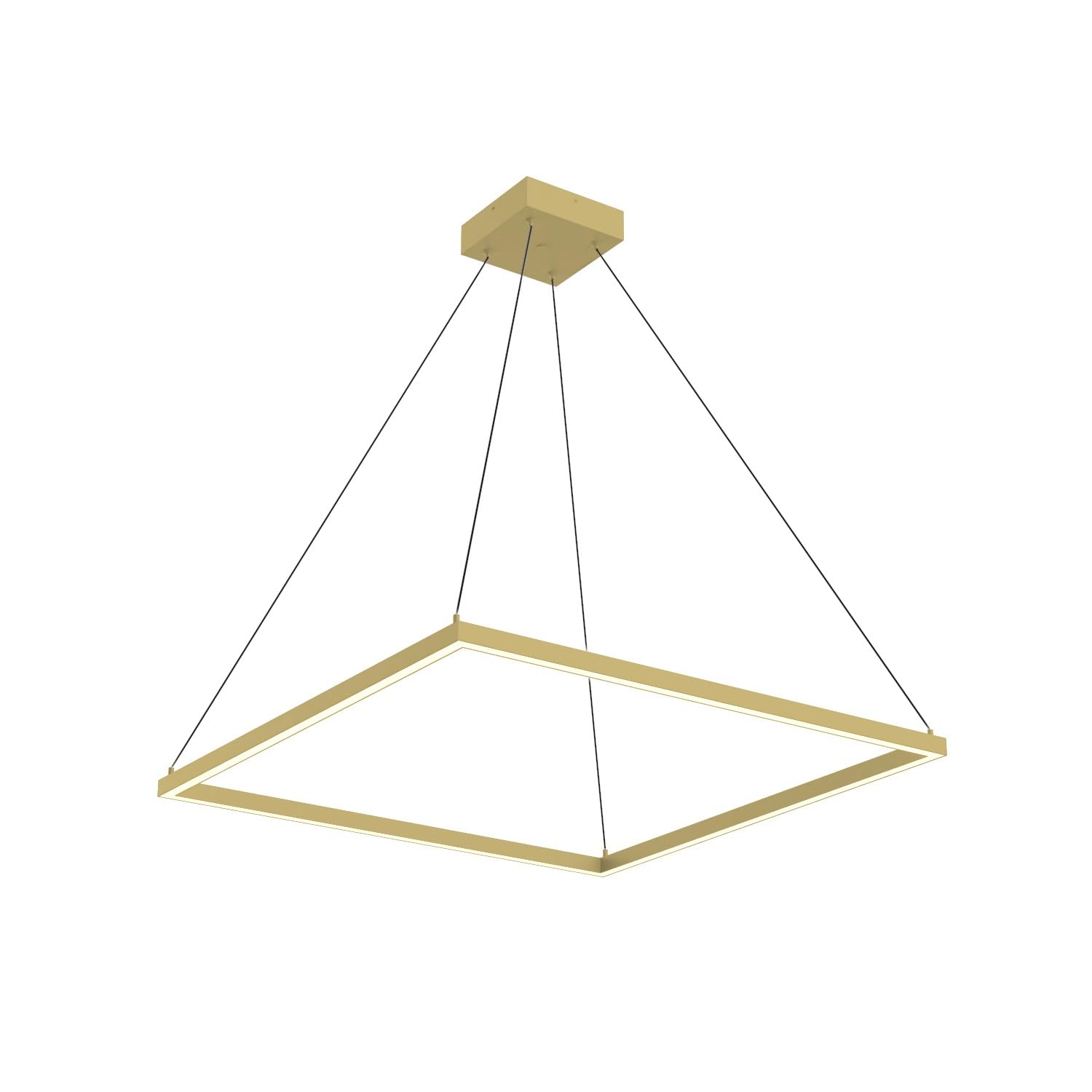 Kuzco PD88132-BG PIAZZA 32" PENDANT BG TEXTURED DOWN ONLY DUO CANOPY 930 TRIAC 120 65W