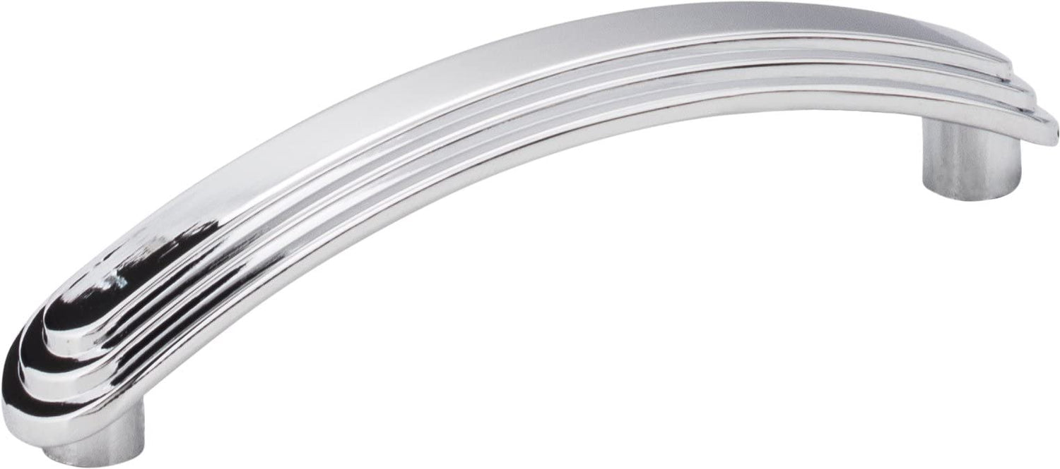 Elements 331-96BNBDL 96 mm Center-to-Center Brushed Pewter Arched Calloway Cabinet Pull