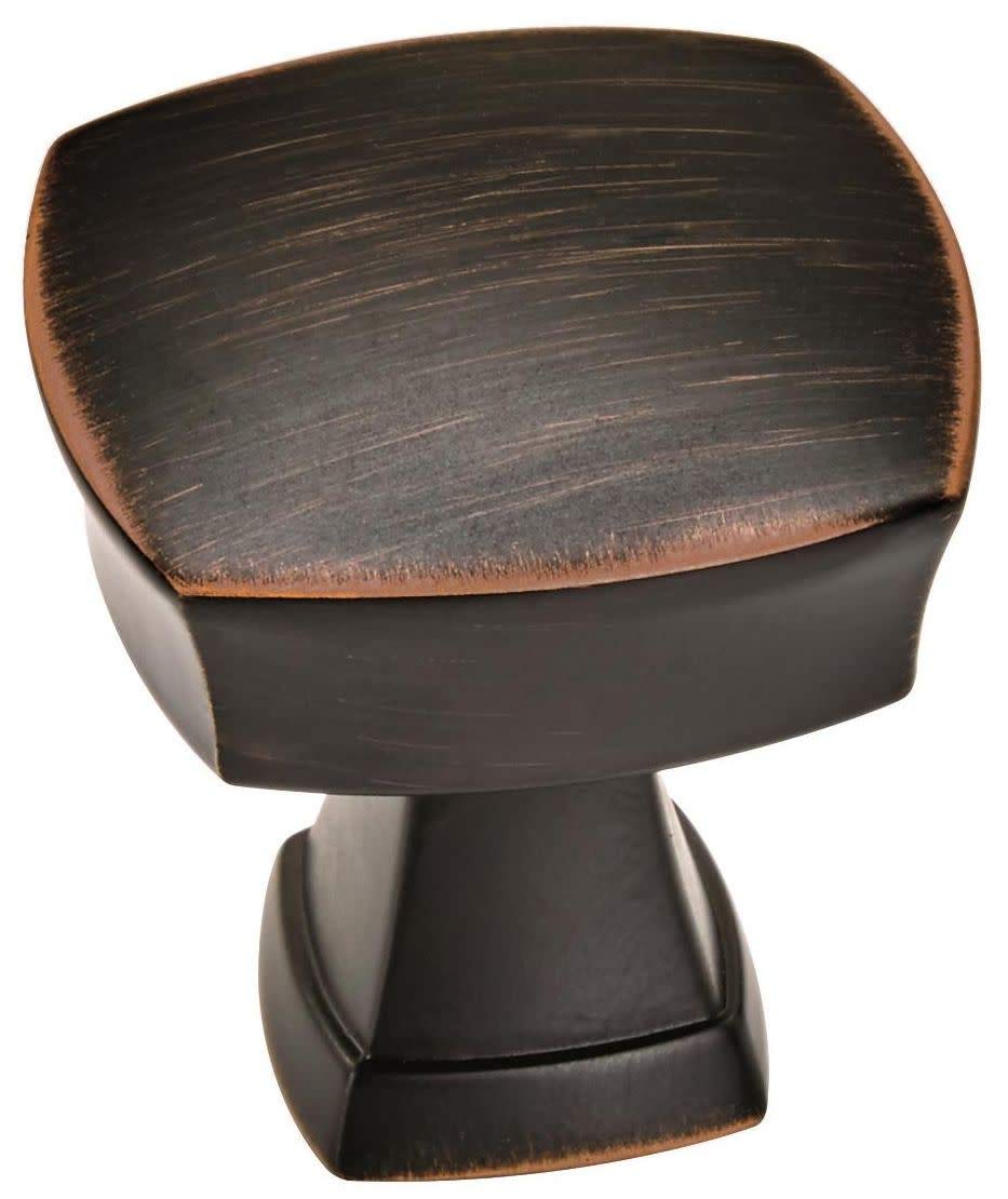 Amerock Cabinet Knob Oil Rubbed Bronze 1-1/4 inch (32 mm) Length Stature 1 Pack Drawer Knob Cabinet Hardware