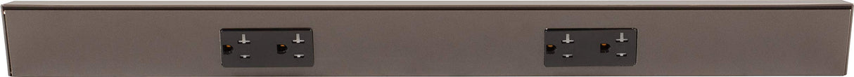 Task Lighting TR24-2BD-P-BZ 24" TR Series Angle Power Strip, Bronze Finish, Black Receptacles