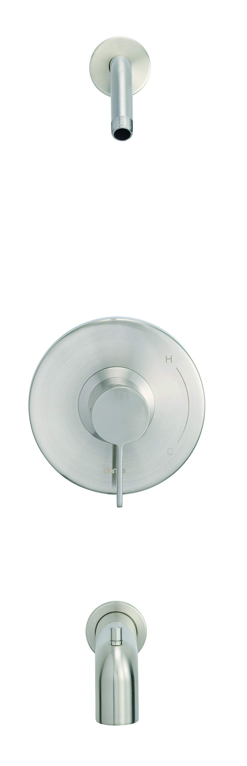 Gerber D520030LSBNTC Brushed Nickel Amalfi Tub & Shower Trim Kit, Without Showerhead