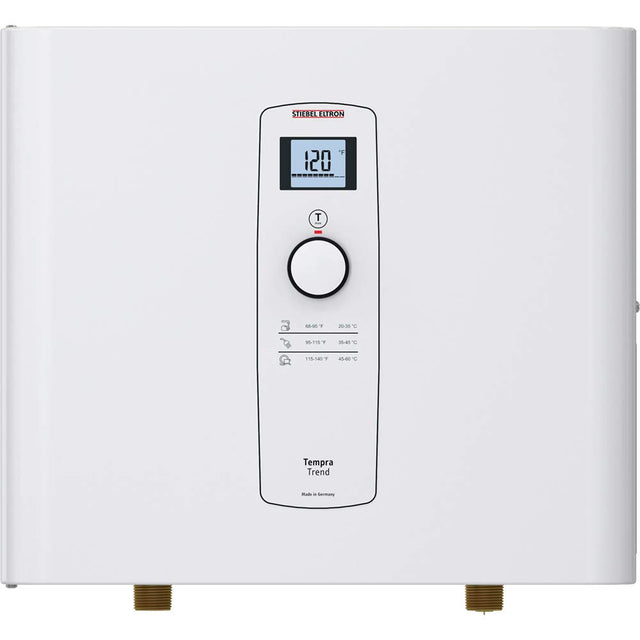 Stiebel Eltron Tankless Water Heater - Tempra 29 Trend - Electric, On Demand Hot Water, Eco, White