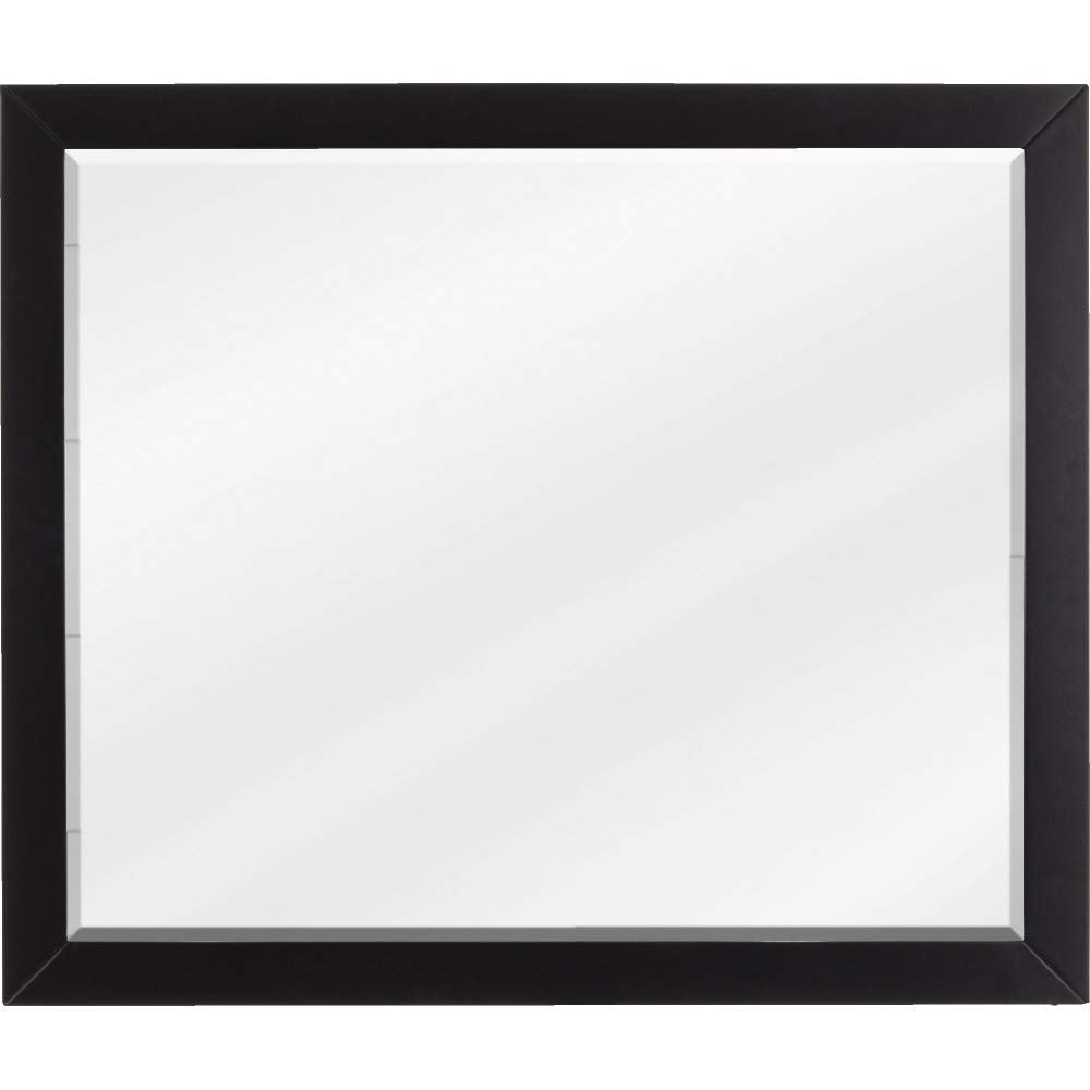Jeffrey Alexander MIR2CAD-33-BK 33" W x 1" D x 28" H Black Cade mirror