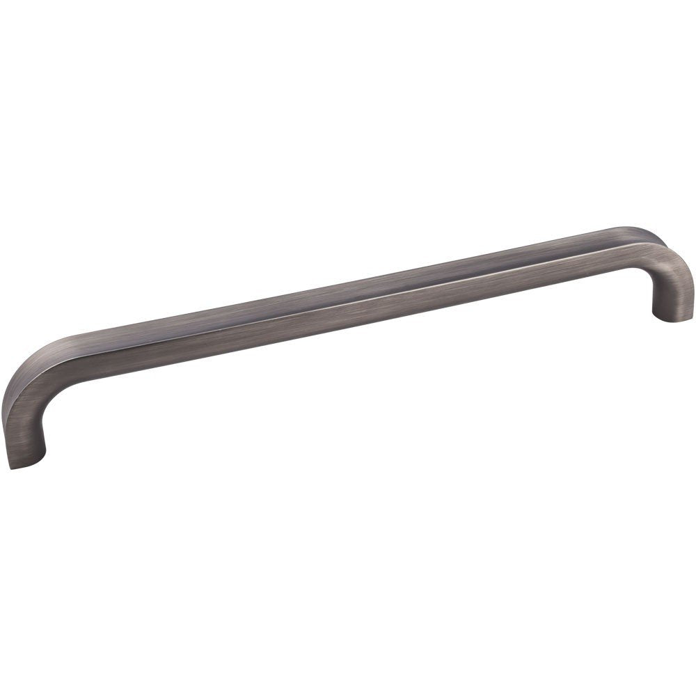 Jeffrey Alexander 667-12BNBDL 12" Center-to-Center Brushed Pewter Rae Appliance Handle