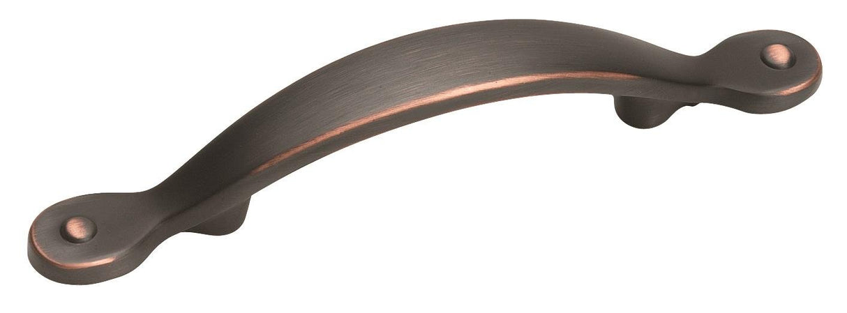 Amerock Cabinet Pull Oil Rubbed Bronze 3 inch (76 mm) Center to Center Inspirations 1 Pack Drawer Pull Drawer Handle Cabinet Hardware