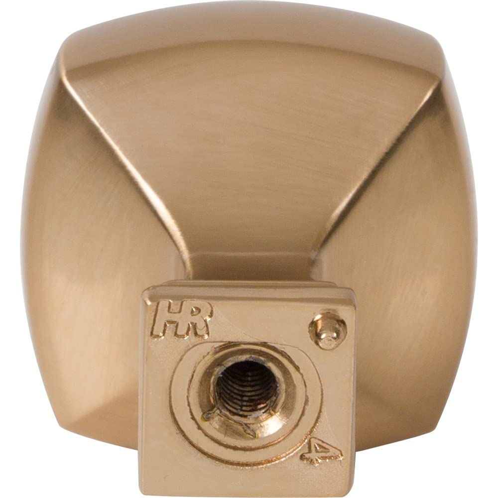 Jeffrey Alexander 278SBZ 1-1/8" Overall Length Satin Bronze Square Audrey Cabinet Knob