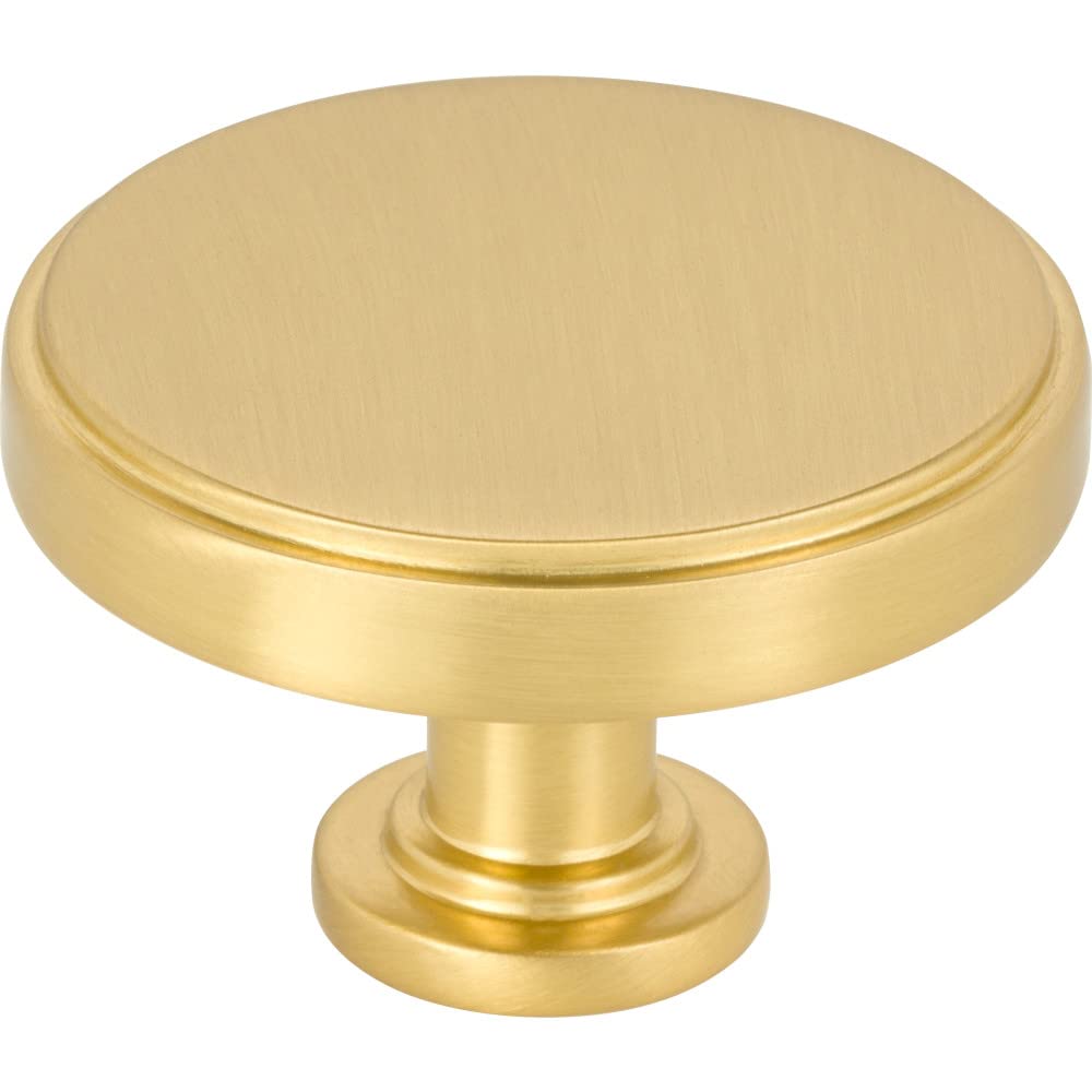 Jeffrey Alexander 171L-BG 1-3/4" Diameter Brushed Gold Richard Cabinet Knob