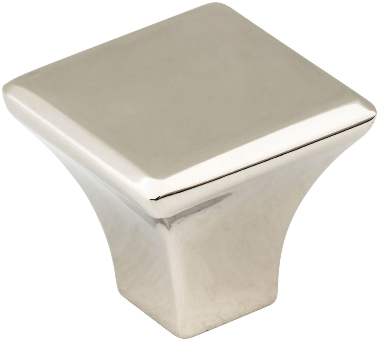 Jeffrey Alexander 972NI 1-1/8" Overall Length Polished Nickel Square Marlo Cabinet Knob