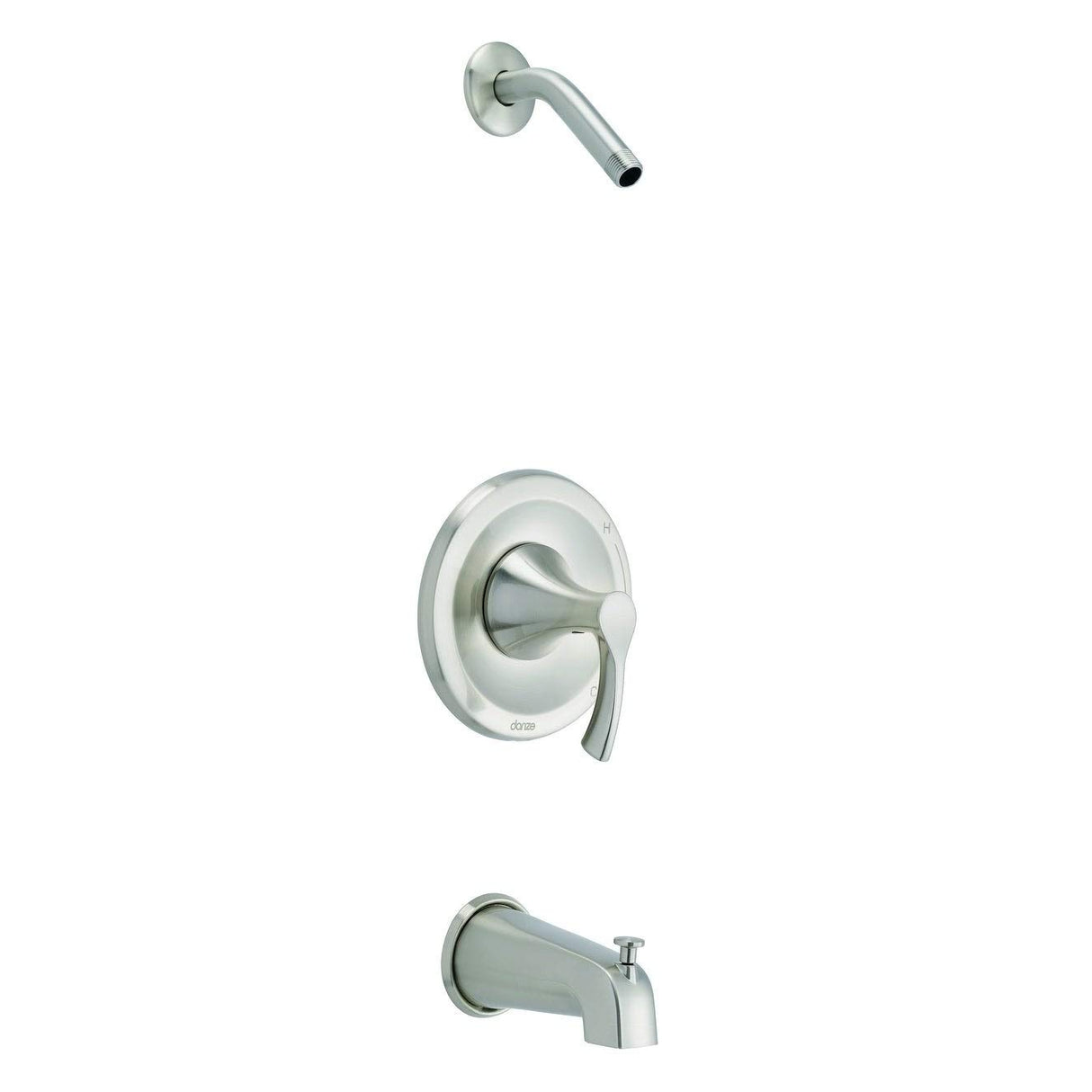 Gerber D510022LSBNTC Brushed Nickel Antioch Tub & Shower Trim Kit, Without Showerhead
