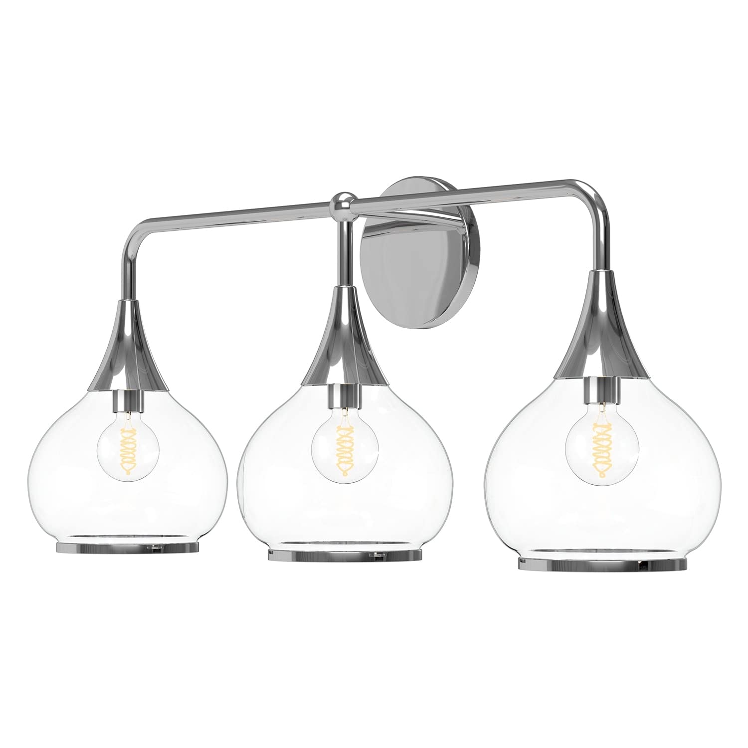 Alora VL524326AGOP HAZEL 26" VL AGED BRASS MATTE OPAL GLASS 3X60W E26
