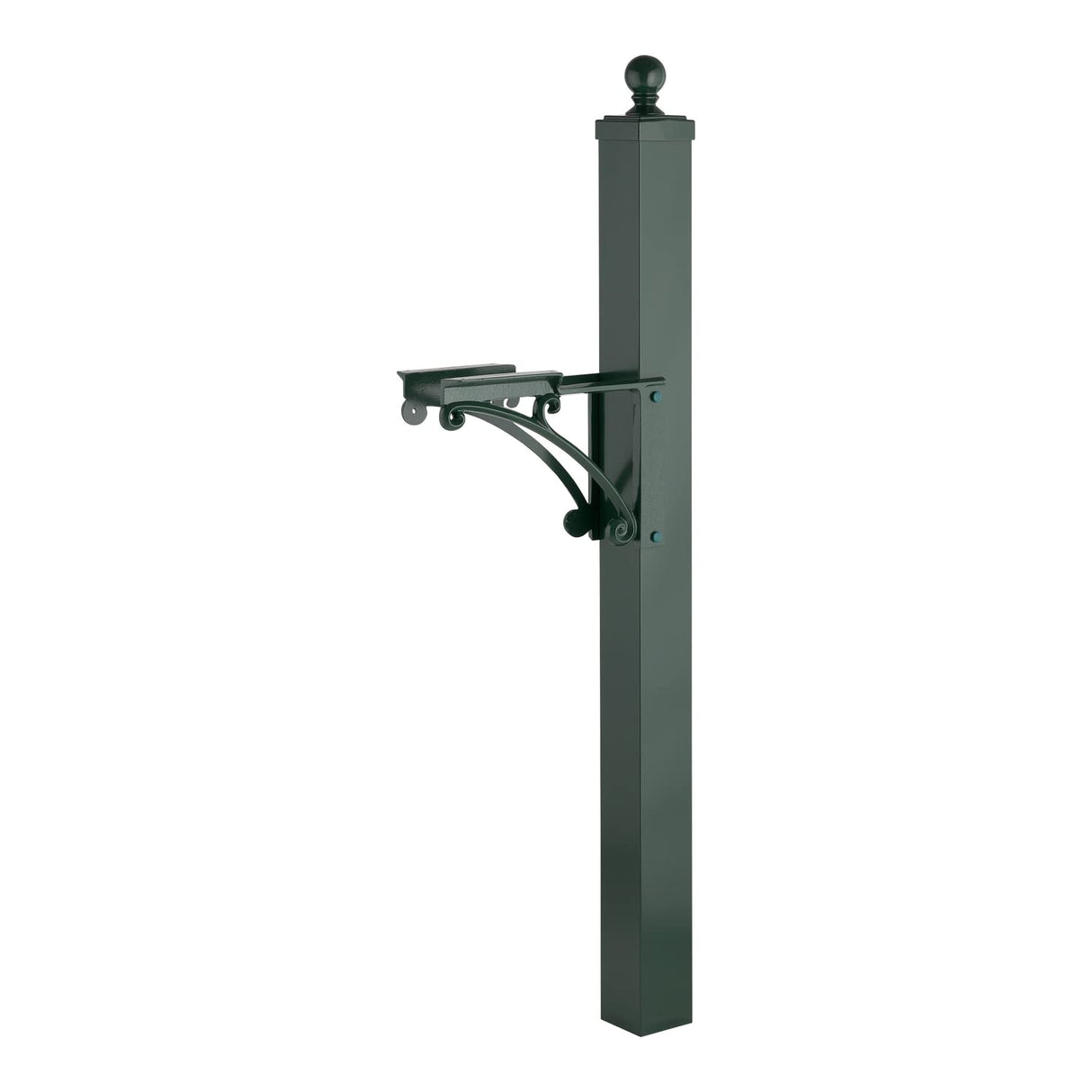 Whitehall 16062 - Deluxe Post & Brackets w/ball finial - Green