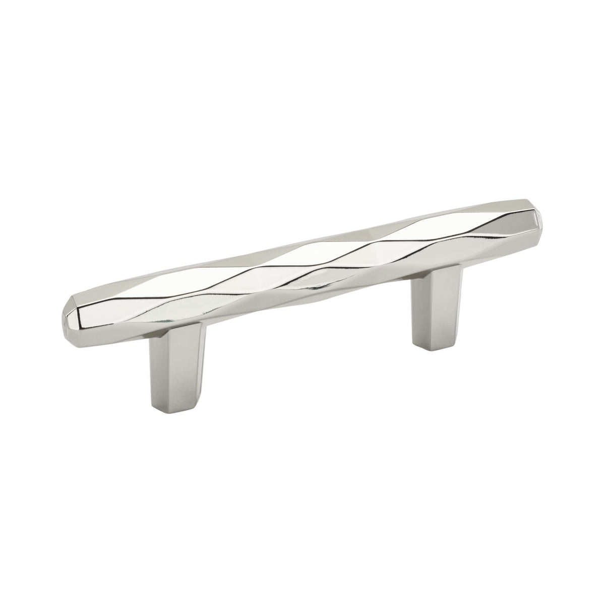 Amerock Cabinet Pull Polished Nickel 3 inch (76 mm) Center to Center St. Vincent 1 Pack Drawer Pull Drawer Handle Cabinet Hardware